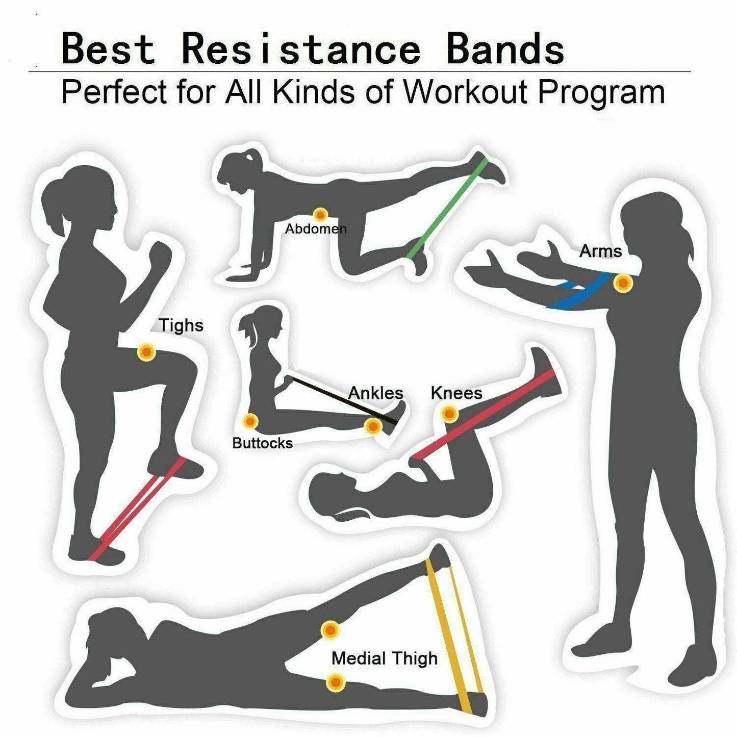 Set of Resistance Bands - Darell's Store
